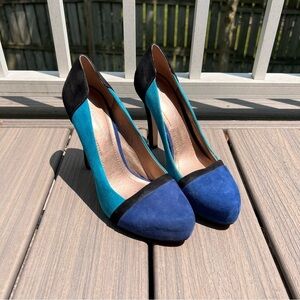 BCBGeneration Elegant Blue and Black Women's Heels